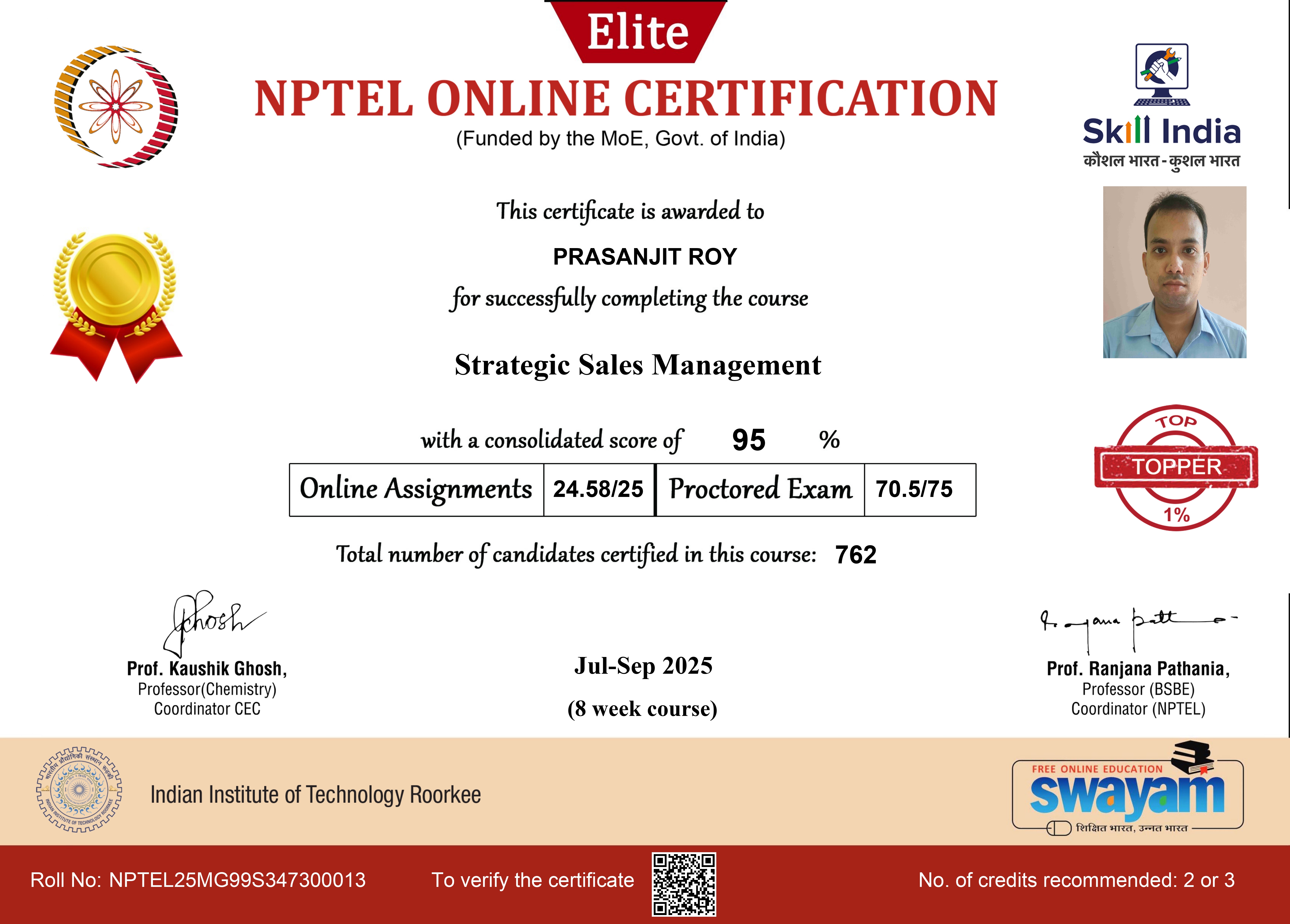 Sales Management Certificate